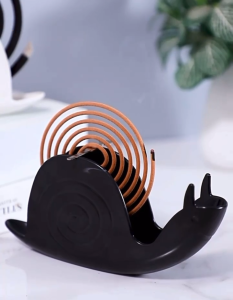 BB7 - Holder Obat Nyamuk Bakar Tempat Wadah Nyamuk Bentuk Siput Mosquito Coil Holder