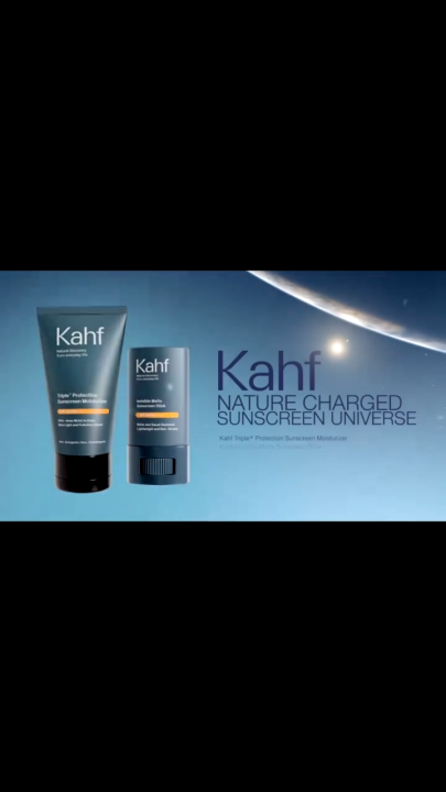 KAHF Triple+ Protection Sunscreen Moisturizer SPF 30PA++ || Pelembab Sunscreen Wajah Pria Kahf Original