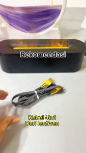 PROMO Kabel Data 4 in 1 Fast Charging HP Kabel Casan 4in1 Tipe C USB iOS Lightning USB PD27W