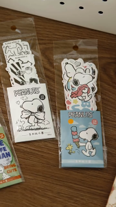 *AUG DEALS* Creative Cute Cartoon Snoopy Series Paper Bookmarks Set of 10pcs Tag Card Labels School Office Use Stationery Gift Idea