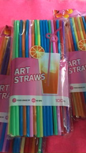 Ống hút nước nghệ thuật giá rẻ(100pcs/1túi)