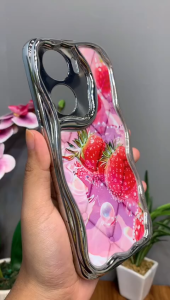 HS-095 CASE 3D WAVE SILVER DESAIN FLOWER VIVO Y18/Y03/Y100 5G/V30E/V30 5G/V30 PRO/Y17S/V29E/Y02/Y12/Y15/Y17/Y16/27 4G/Y36 4G/Y51/Y31/Y71/Y91/Y95/Y91C/V21E/V23E/V23 PRO/V25 5G/V27 5G/V27E/V29 5G