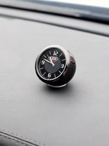 Jam Mobil Dashboard Analog Bulat Mini Model Tempel OK