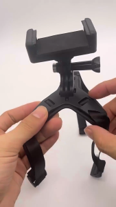 Chin Strap Mount Helmet + Phone Holder E Cocok Untuk Action Camera Dan Handphone