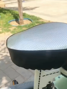 Cover Kursi Sepeda Listrik Aluminium Foil Tahan Air Seat Cover Pelindung Jok Bungkus Sadel Sepeda Listrik