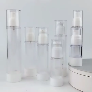 พร้อมส่ง 🔥 AS4-ขวดหัวปั๊มสูญญากาศ ใส่ครีม เจล โลชั่น เครื่องสําอาง สามารถเติมได้ 15/30/50ml.