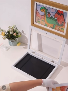 SG Seller Kids Art Frames Flip Picture Frame Art Painting Storage Frame Craft Front Opening Changeable Picture Frame