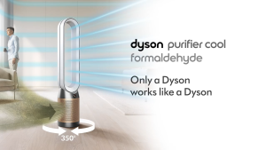 Dyson Purifier Cool Formaldehyde Air Purifier Fan TP09 (White/Gold) - Penjernih Udara