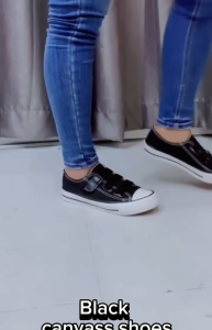 [JESSICASTORE]Korean Low-Cut Canvas ins Board strap  velcro canvas  Shoes for women for girls #F005