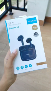 Headset Bluetooth TWS Noise Cancelling ENC Handsfree Earbuds Wireless Full Bass Vivan