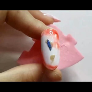 เปลือกหอยแต่งเล็บ เปลือกหอย ตกแต่งเล็บ 3 สี แบบบาง ติดง่าย