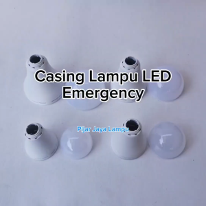 Casing Lampu LED Emergency 7 9 12 15 Watt: Kesing Cover Kap Rumah Lampu Emergency
