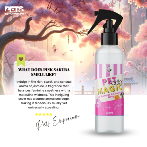 Pet Odor Magic Deodorant Spray Anti-Bacterial Deodorizing for Cats and Dogs Odor - Velvet Kiss