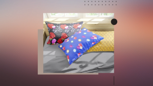 Sarung 1 SET Sarung bantal Guling katun motif minimalis LP