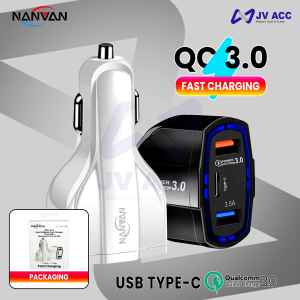 NVN-SV3 CHARGER MOBIL PD FAST CHARGING CAR CHARGER QUALCOMM 3.0