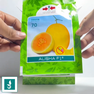 Benih Melon Golden ALISHA F1 Isi 100 Butir Cap Panah Merah