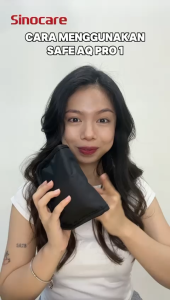 Sinocare Alat Cek Gula Darah Safe AQ Pro I BGM 500 Memori Instan Akurat HCT 10-70% Ibu Hamil Anak