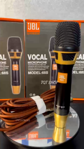 Micro Có Dây JBL 68S Cao Cấp Mic Hát Karaoke Có Dây Made in USA Chống Hú Tốt Tiếng Mic Sáng