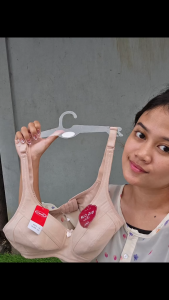 3Pcs Bra Jumbo Wanita Sorex 01008 BH Big Cup Tanpa Kawat Busa Tipis 36 - 44