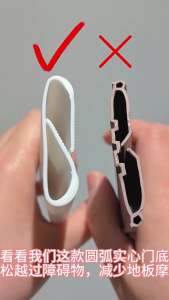 PVC Door Seal Strip New Upgrade Doorstopper Soundproof Strip Door Bottom Gap Blocker Inserted Sealing Strip隔音条