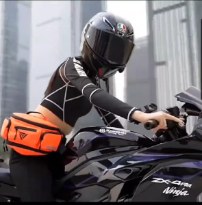 Tas Pinggang Motowolf Mdl0721 Waterproof Magnetic Strap Motorcycle Waist bag