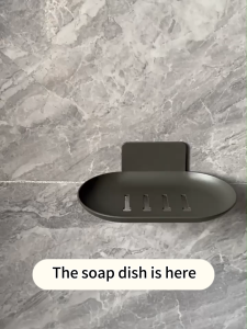 MEIDOO Bathroom shower soap dish washroom soap rack wall mounted bathroom storage rack soap dish holder