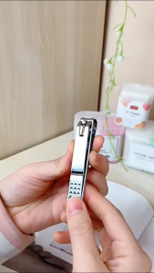 Gunting Kuku Silver Stainless Steel Manicure Alat Potong Kuku Anti Slip Termurah -ZJ-16