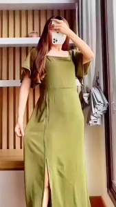 DRESS WANITA JUMBO JESWIL CEY CRINKLE AIRFLOW / DRESS KOREAN STYLE WANITA