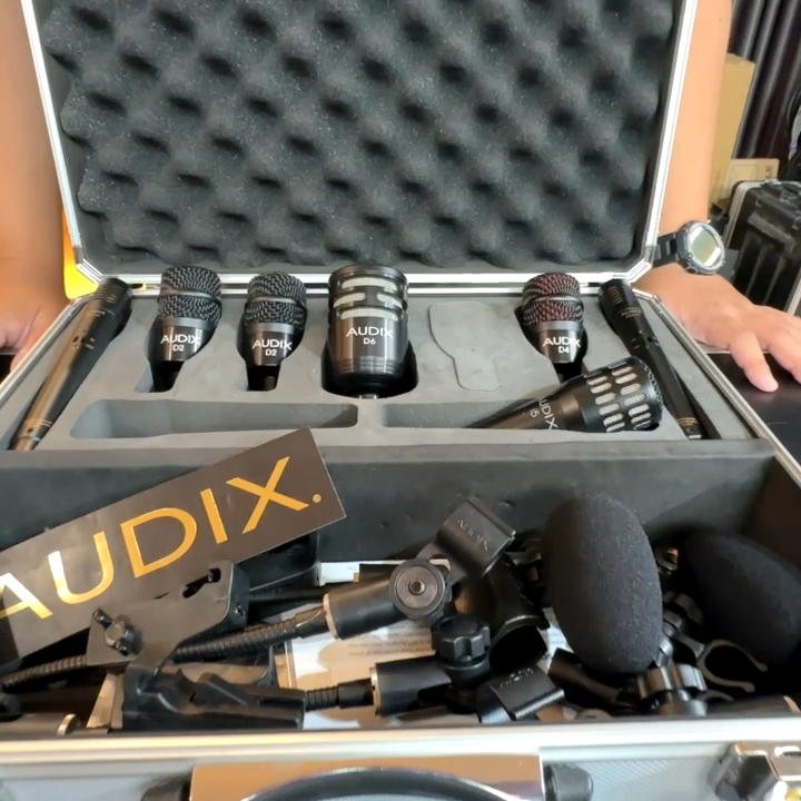 Audix DP7 ชุดไมโครโฟนสำหรับจ่อกลองชุด ใช้ได้ทั้งบนเวทีแสดงสด และการบันทึกเสียงในสตูดิโอ AT Prosound