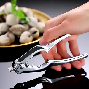 ที่แกะหอยแครง ที่แกะกุ้ง ที่หนีบปู คีมเปิดปากหอยแครง อุปกรณ์อเนกประสงค์แกะหอย สแตนเลส Clam Opener