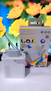 Terbaru Batok Charger Carjer Cajer Casan Pengisian Daya Realme C67 280w Fast charging Support Semua Hp Android