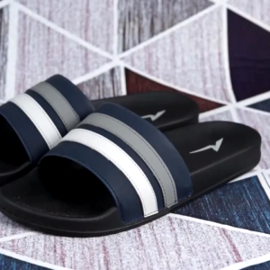 Ando Sandal Selop Slip On Rapha Pria Dewasa - Navy/Abu Tua/Abu Muda Awet