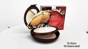 YAFU Micro-Crystal Whitening Double-Purpose Powder Cake ปริมาณ 30g แป้งยาฟู2ชั้น(ตลับแดง)