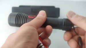 P50 Senter LED super terang USB rechargeable Senter berburu tahan air zoom telescopic