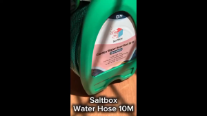 SaltBox Semprotan Selang Air Set Garden Water Hose Reel 10 Meter - Selang Air Gulung Dan Semprotan Set Panjang 10 Meter Mini Portable Hose Reel Set Dengan Penggulung Selang Air 10M Taman Berkebun Cuci Motor Mobil Selang Ukuran 3/8" Panjang 10 Meter Hijau