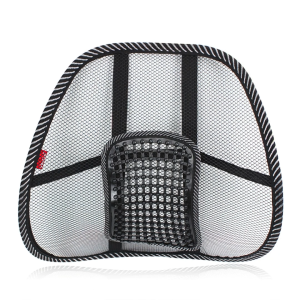 Tựa lưng lưới đan hạt gỗ cho ghế ô tô và văn phòng chống mỏi lưng-HAUSE