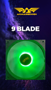 Armaggeddon ARGB 4 Pcs RGB PC Cooling Fan with 9 Blade | ARGB KIT 5000