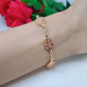 Gelang Rantai Perhiasan Aksesoris Lapis Emas Perhiasan Aksesoris Pengganti Emas G27-10C