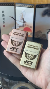[HCM] Bật Lửa Zippo Cổ Khắc Logo Jet Lạ Mắt (Có Mộc Đáy)