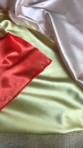 Vải Satin Màu Trơn Khổ 1m5 - Chất Đàn Hồi Nhẹ 2 Chiều Láng Bóng Rũ Nhẹ - May Váy Đầm Quần Áo Dài