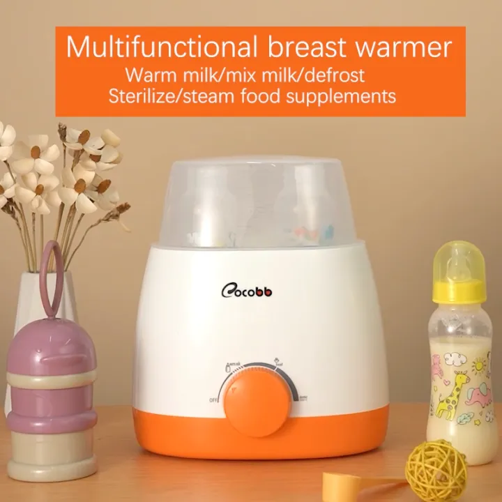 COCOBB Electric baby bottle sterilizer Milk Warme 3-in-1 steam sterilize  Lazada PH