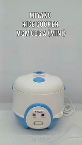 Miyako Rice Cooker Mini Serbaguna 0.6 Liter 3 in 1 - MCM606A / MCM606ABGS - FREE ONGKIR Jabodetabek