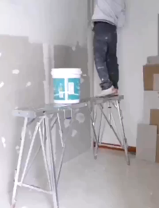 บันไดพับได้ นั่งร้านอเนกประสงค์-อัพเกรดหนาและเสริมแรง แป้นเหยียบกว้างกันลื่น บันไดอเนกประสงค์ บันได นั่งร้าน