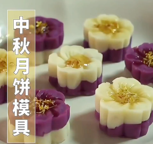 Cetakan Nastar Nanas Mooncake Kue Bulan Bentuk 50g Anti Lengket 1 Set Isi 2 Motif Food Grade
