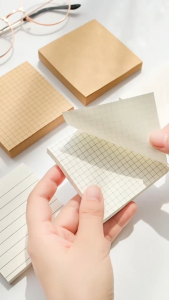 Bayar Di Tempat - Memo Tempel Mini Simple / Sticker Notes Catatan Mini / Sticky Note Memo Kraft Paper