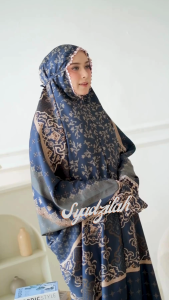 SYADZILAH - Mukena Terusan Dewasa Sutra Silk Mewah Natasha Series