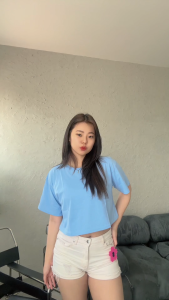 Sakura Glory - KAOS CROP TOP POLOS COTTON COMBED 30S PREMIUM UKURAN M-XL