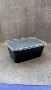 Thinwall Suapi 1000ml Hitam / Kotak Makan / Food Container isi 25 Pcs