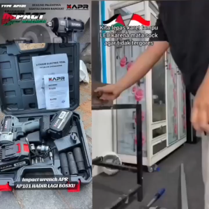 APR Impact Wrench AP101+ 650NM Fullset untuk buka roda ban motor mobil CVT brushless