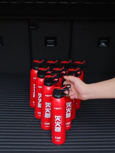 รุ่นอัพเกรดเพื่อการดับเพลิงที่รวดเร็วถังดับเพลิง ชนิดเคมีสูตรน้ำ ดับเพลิงฉุกเฉิน พกพาสะดวก เหมาะสำหรับบ้านและรถยนต์